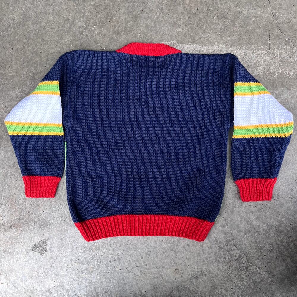 Peruvian Fashions Children's Alpaca Wool Hand Knitted Sweater Christmas Size 4 - Picture 2 of 8